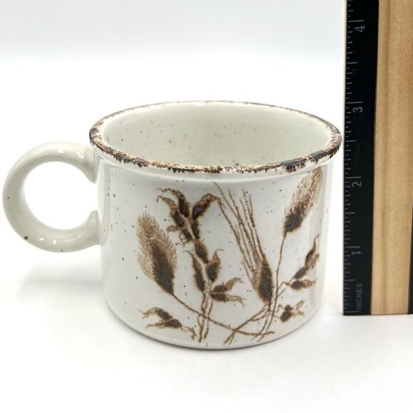 Set of 4 Stonehenge Midwinter Wild Oats Mugs Cups ENGLAND WEDGWOOD Vintage Boho - Picture 7 of 7